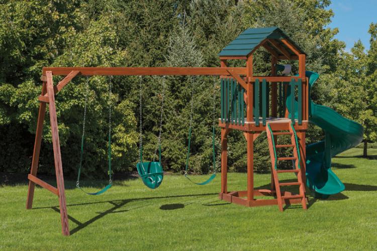 Wood Swing Sets Myerstown Sheds & Fencing